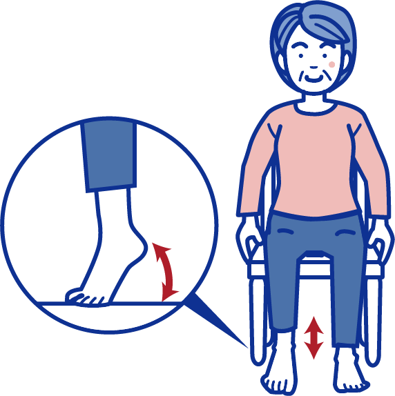 椅子に座る女性