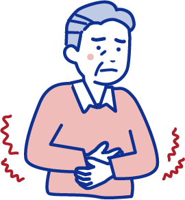 筋肉がこわばる