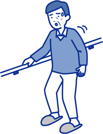 日常生活で介助が必要だが、起立や歩行は自分でできる