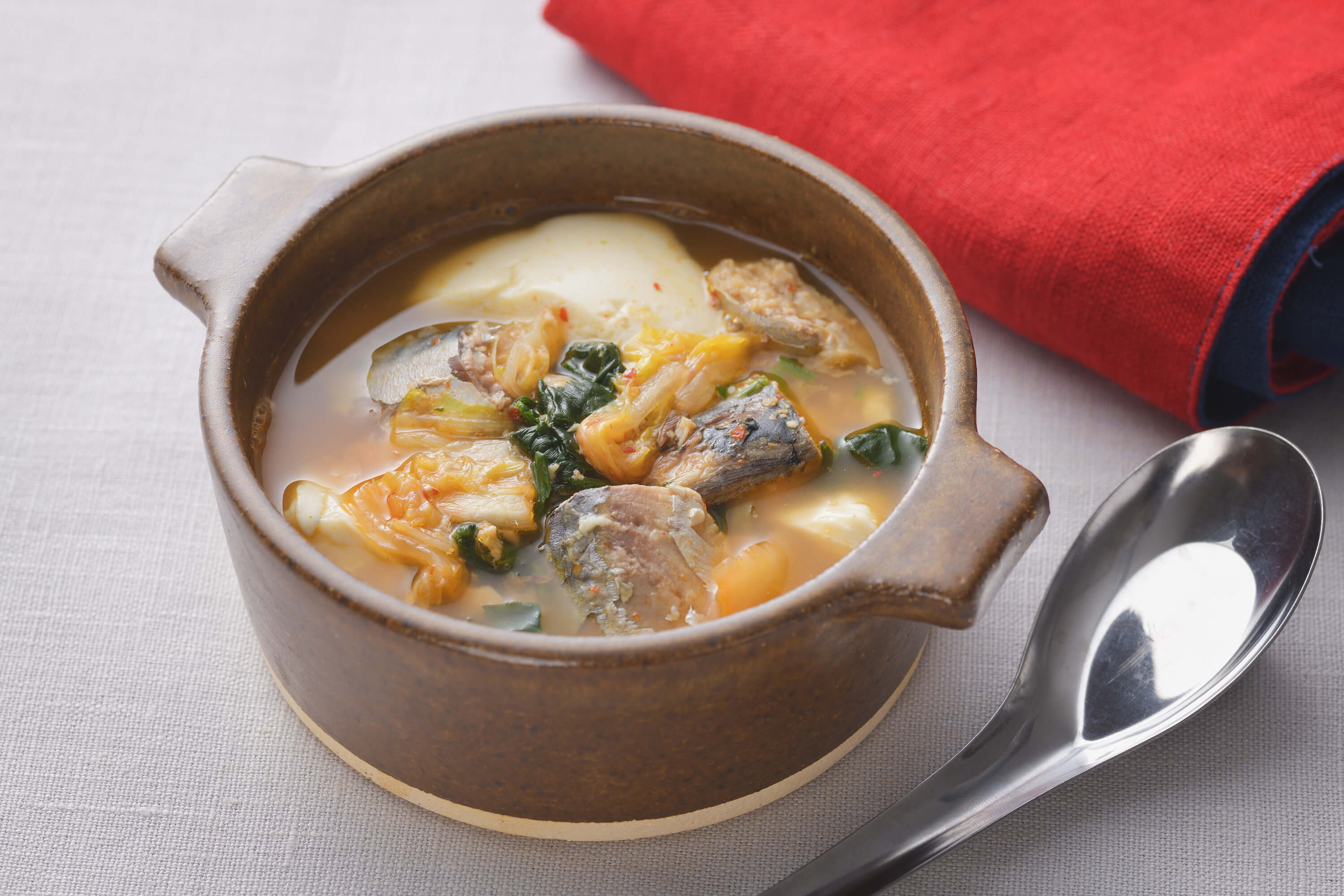 さば缶スンドゥブチゲ